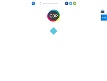 Tablet Screenshot of cdp.co.uk