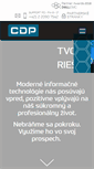 Mobile Screenshot of cdp.sk